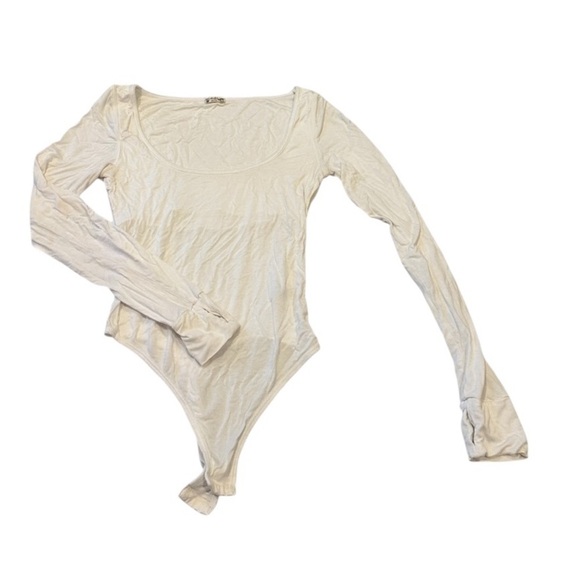 Free People Cotton White Body Suit - Picture 2 of 13